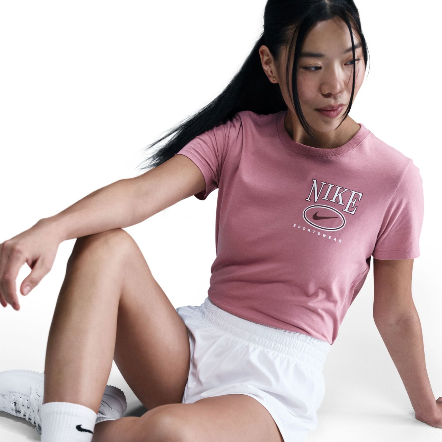 Majica Nike Club Sportswear T-Shirt Roza | IB2447-619, 0