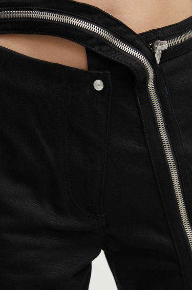 Hlače HELIOT EMIL Cutout High Waist Zipper Pants Črna | HE.W.10.124.BLK01, 4