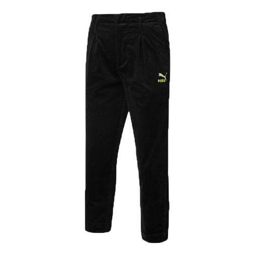 Hlače Puma Corduroy Woven Pants Črna | 534967-01