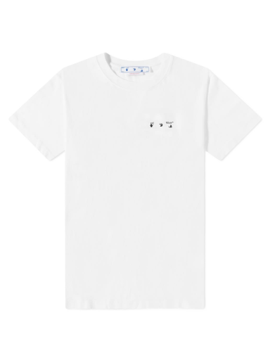 Majica Off-White Caravagio Painting Slim Tee Bela | OMAA027C99JER0050110