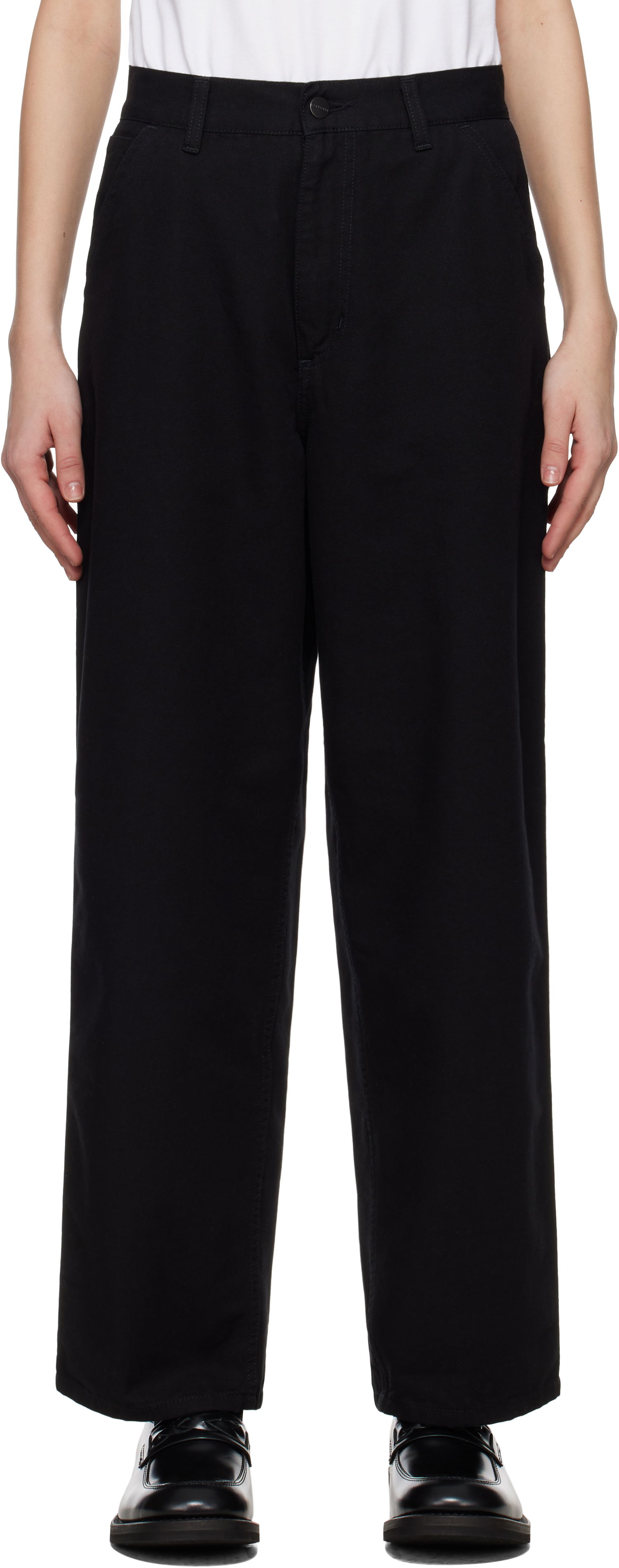 Hlače Carhartt WIP Carhartt WIP Brandon Single Knee Trousers Črna | I034880 8902, 0