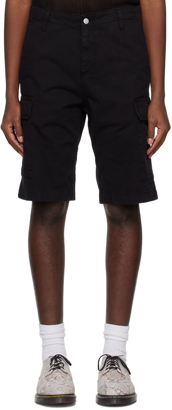 Kratke hlače Carhartt WIP Regular Cargo Shorts Črna | I031517