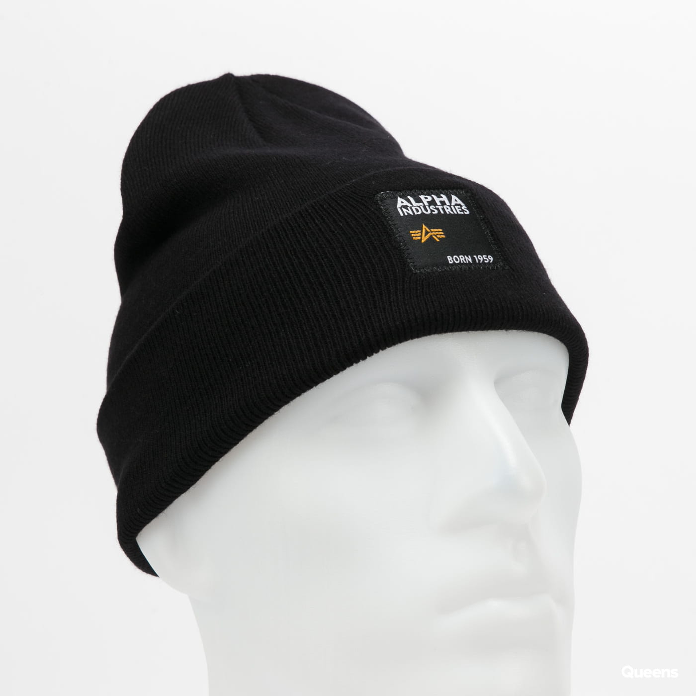 Beanie Alpha Industries Label Beanie Črna | 118934 03, 0