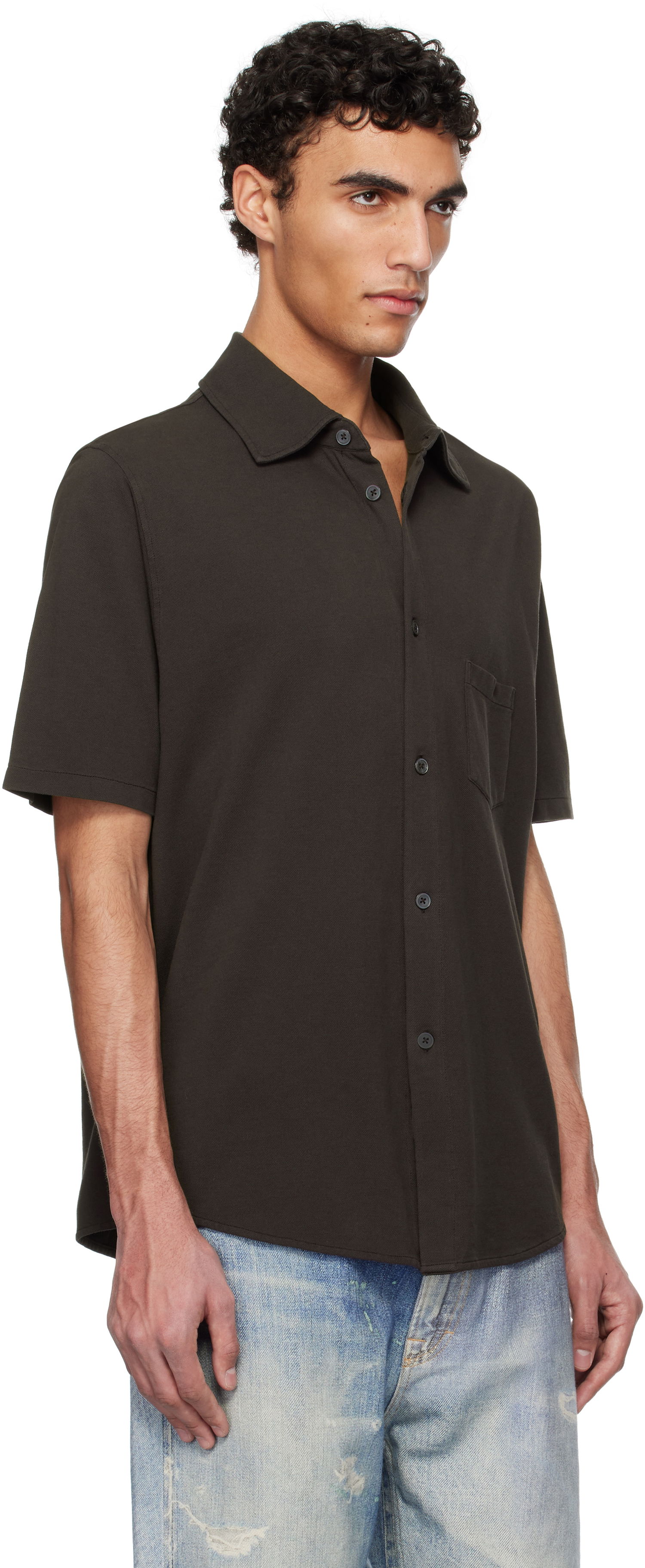 Srajce OUR LEGACY Our Legacy Analog Short Sleeve Shirt Rjava | M2256AD, 1