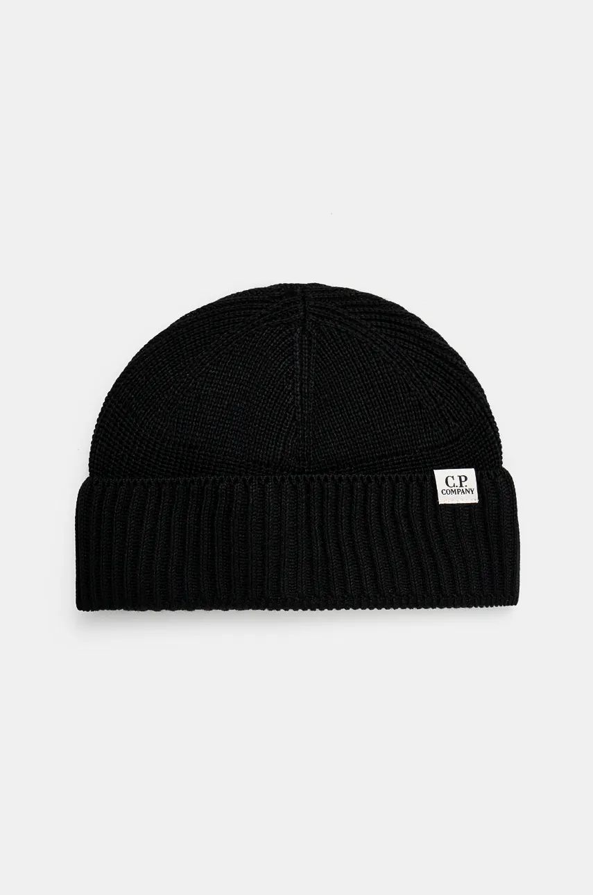 Beanie C.P. Company Knit Cap Beanie Črna | 17CMAC293A006595A, 0