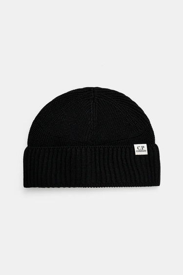 Beanie C.P. Company Knit Cap Beanie Črna | 17CMAC293A006595A, 0