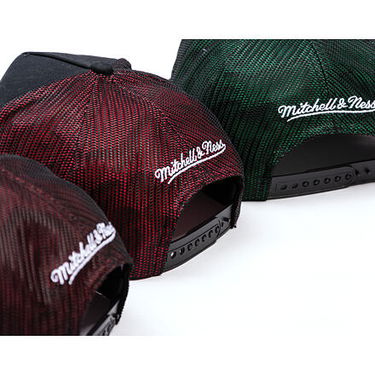 Kapa Mitchell & Ness Mitchell & Ness NBA Tremor Trucker Snapback Hat Miami Heat Črna | HT11505-MHEBLCK, 8