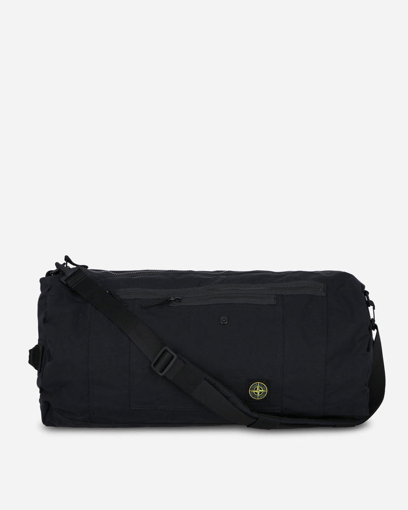 Potovalna torba Stone Island Aluminium Fabric Duffle Bag Črna | K2S15-9200018-S0257 V0029