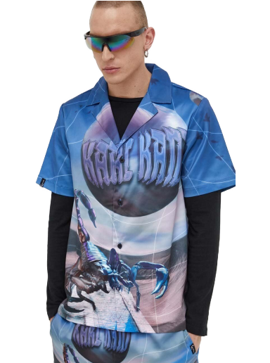 Srajce Karl Kani Woven Signature Metaverse Resort Shirt Večbarvna | 6033477