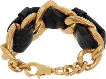 Zapestnica Balmain Chain Leather Bracelet Črna | EN1XH471MBLH, 1