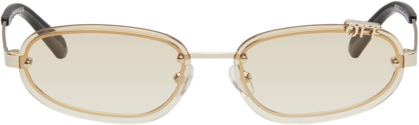 Sončna očala Off-White Off-White Miami Sunglasses Bež | OERI13MC99MET001766E