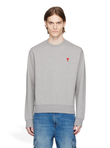 Pulover AMI Sweatshirt Siva | BFUSW001.730