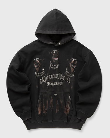 Pulover Represent Clo Represent THOROUGHBRED HOODIE Črna | MLM498-03, 0
