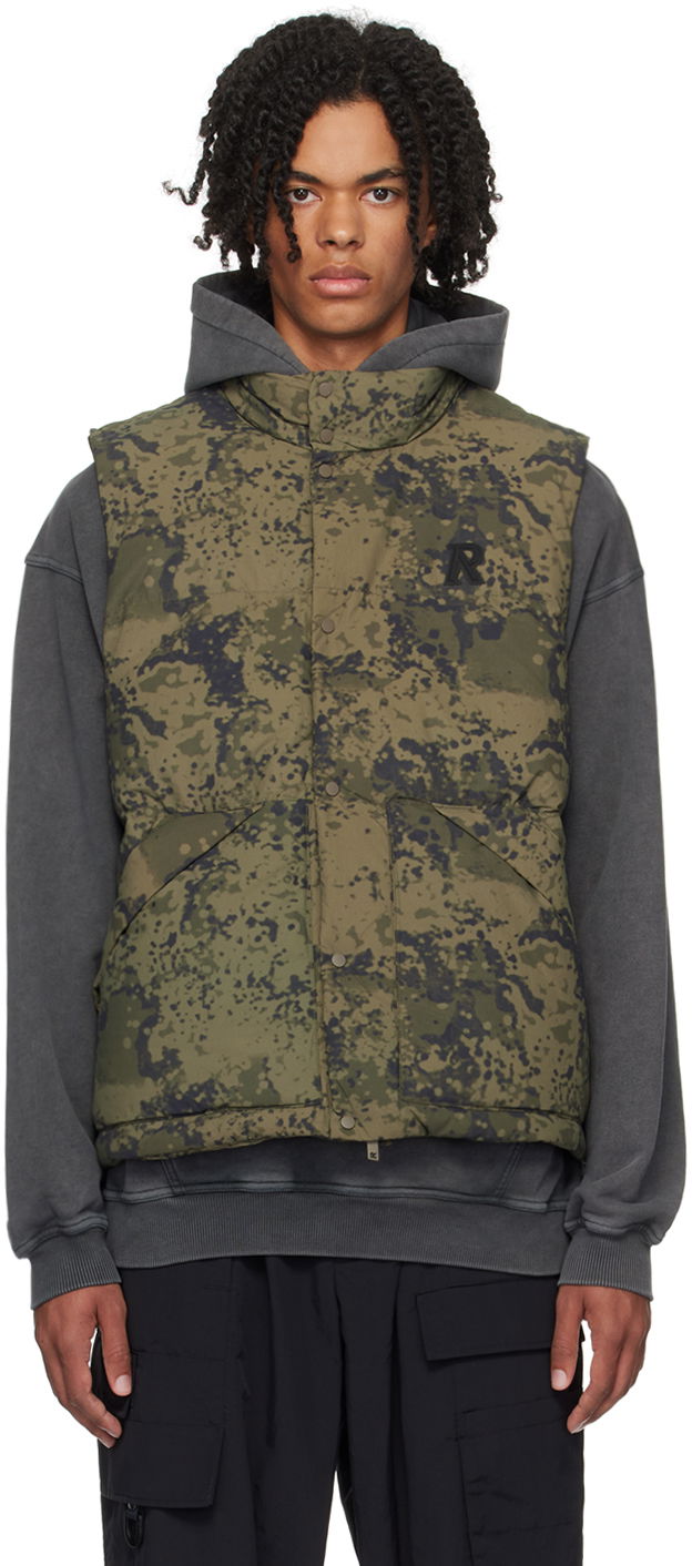 Telovnik Represent Clo Camouflage Down Vest Zelena | MG1001-11