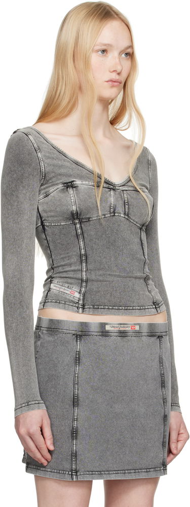 Krila Diesel Diesel T-Elin Long Sleeve Top Siva | A16595 0NJBJ, 1