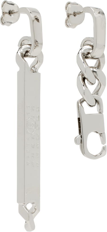 Obeski za ključe Maison Margiela MM6 Maison Margiela Chain Drop Earrings Kovinski | SM6VG0099 P8371, 1