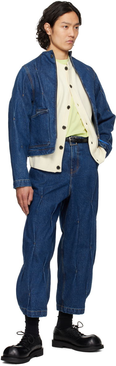Kavbojke ADER ERROR ADER error 0103 Sculpted Denim Jeans Modra | BO01SSJE0103BL, 3