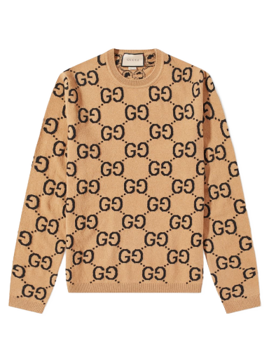 Pleteni pulover Gucci Jumbo GG Crew Neck Knit Večbarvna | 692900-XKCC5-2075
