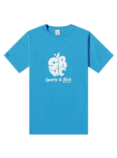 Majica Sporty & Rich Apple Tee Modra | TS482OC