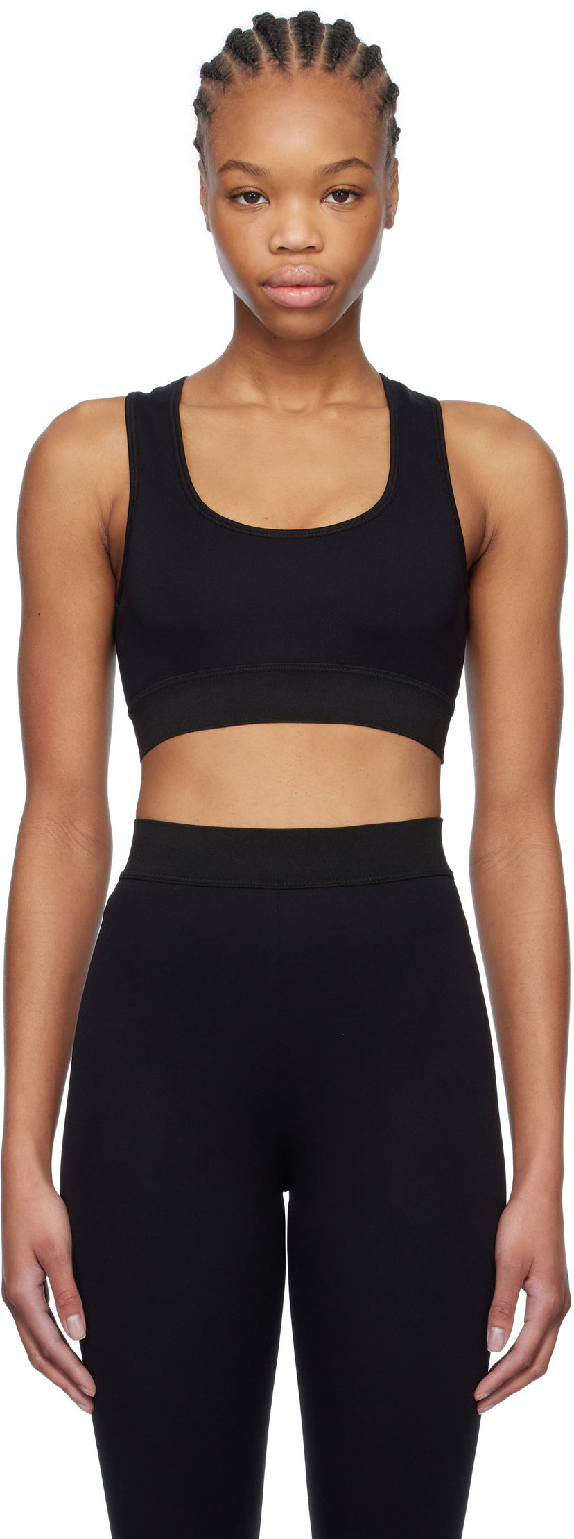 Modrček WARDROBE.NYC Rosie Huntington-Whiteley Edition Active Sport Bra Črna | W1112R19JE