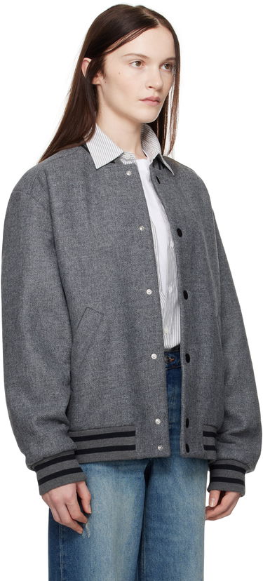 Bomber jakna A.P.C. Wool Bomber Jacket Siva | WVBEB-M02974, 1