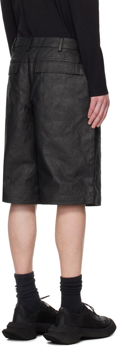 Kratke hlače HELIOT EMIL Armada Textured Wide-Leg Shorts Črna | SS25_M_10_195_BLK01, 2
