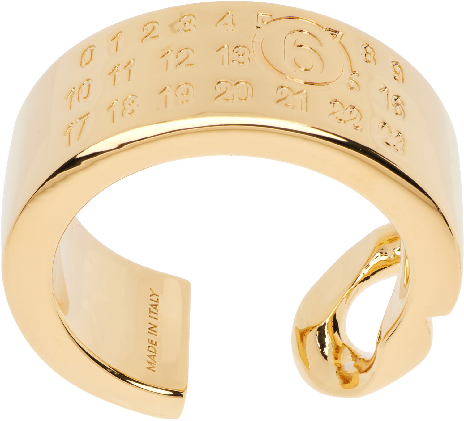 Prstan Maison Margiela Minimal Numeric Cuff Ring Kovinski | SM6UQ0103 P8371, 1