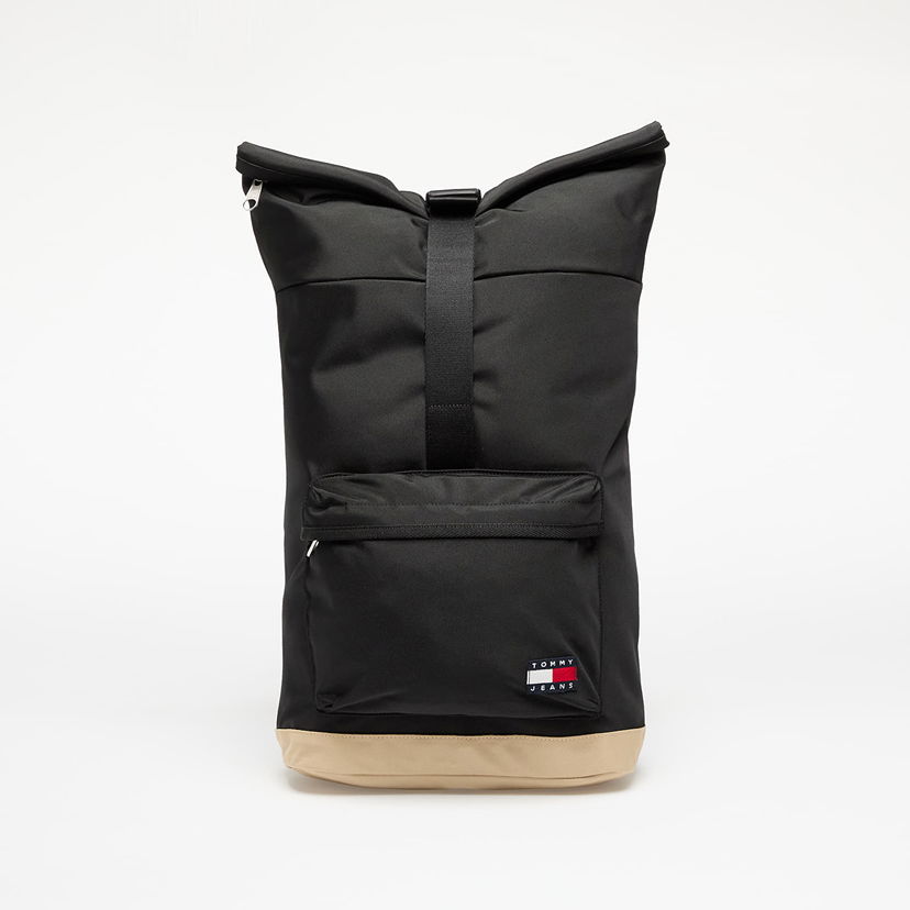 Nahrbtnik Tommy Hilfiger Tommy Jeans Essential Daily Rollto Backpack Črna | AM0AM13323 BDS