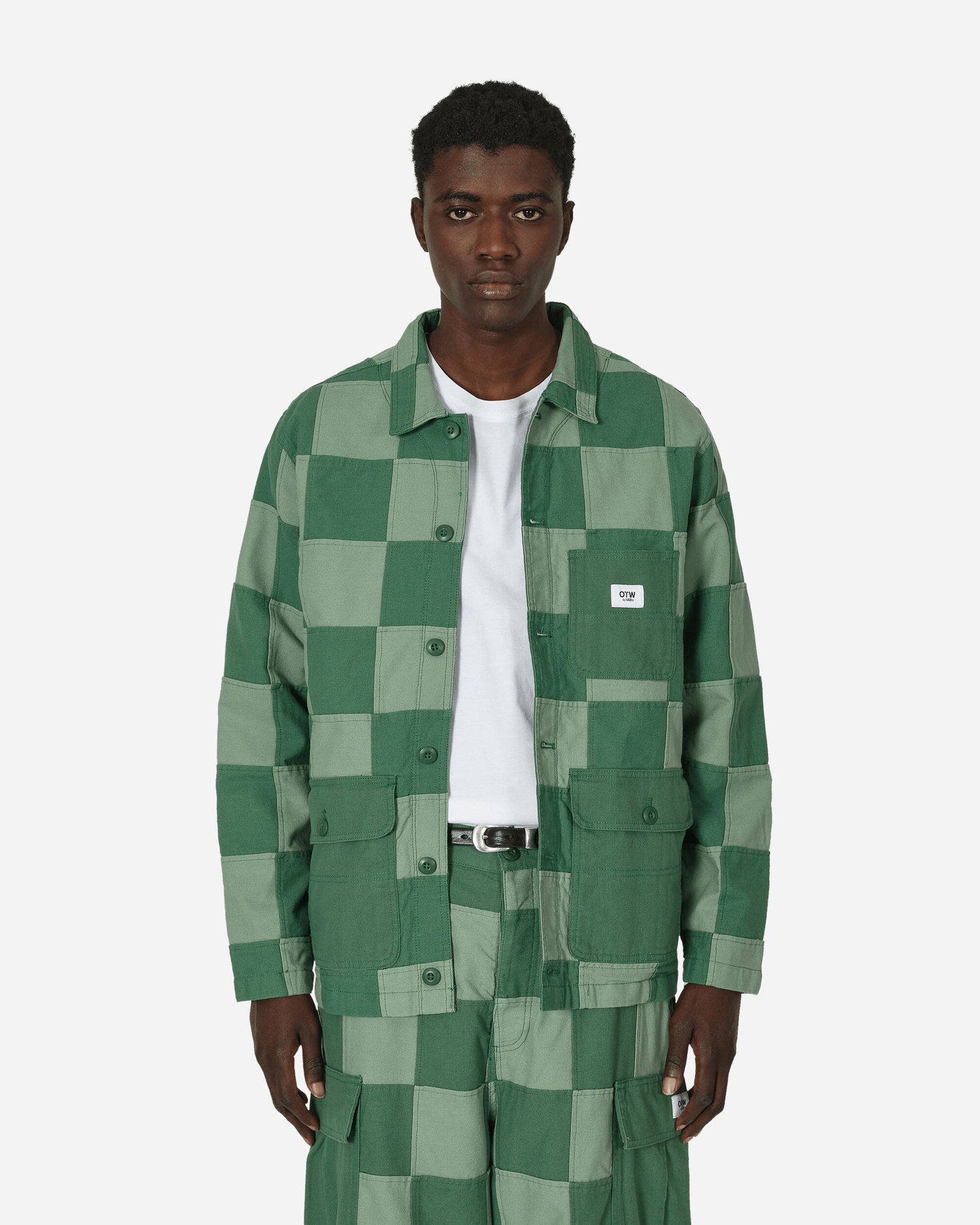 Pulover Vans Patchwork Drill Chore Coat Myrtle Zelena | VN000GBSV1D1, 1
