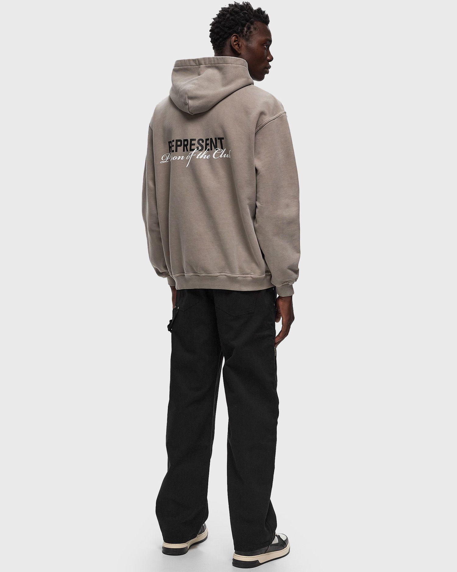 Pulover Represent Clo Represent PATRON OF THE CLUB HOODIE Rjava | MLM4270-505, 1