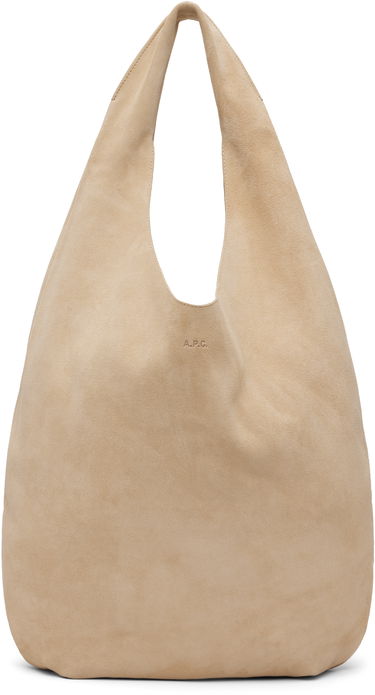 Torba za čez ramo A.P.C. A.P.C. 'Le Neige' Suede Shoulder Bag Bež | PXCCB-F67008, 0
