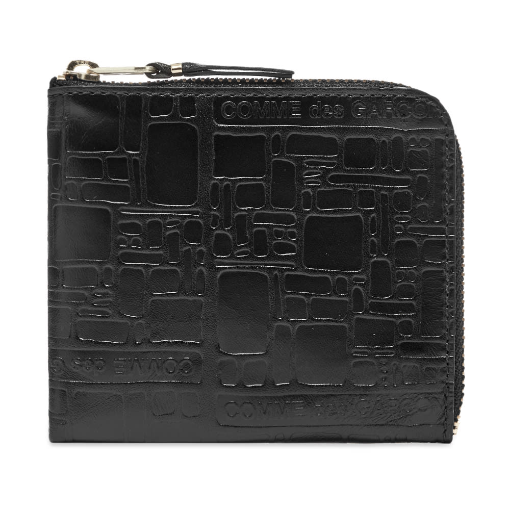 Denarnica Comme des Garçons Embossed Logo Wallet Črna | SA3100EL-1, 0