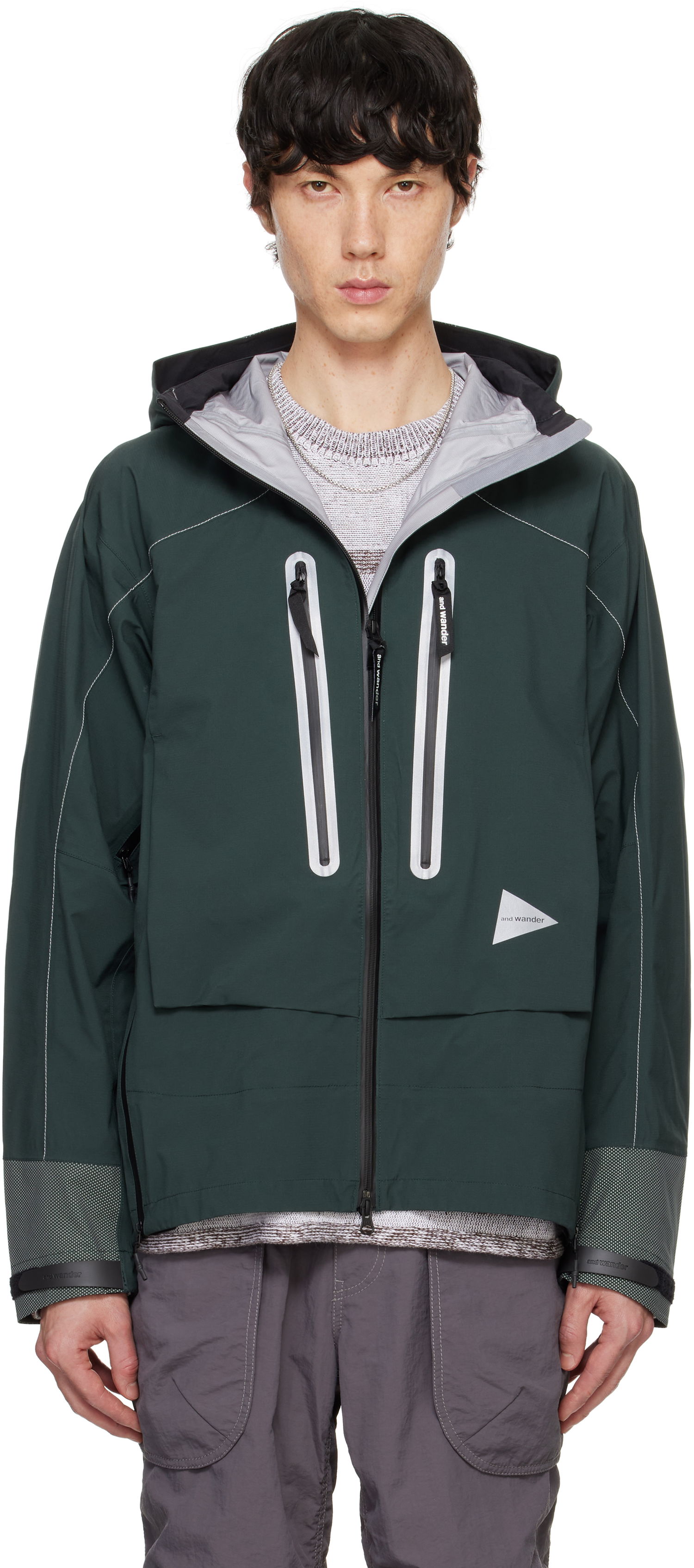 Dežni plašč and wander Pertex Shield Rain Jacket Zelena | 5744211100, 0
