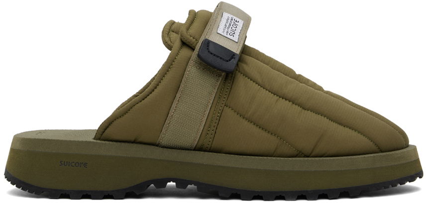 Oblačila SUICOKE Suicoke ZAVO-PUFFab Slippers Zelena | OG-072PUFF-TRab, 0