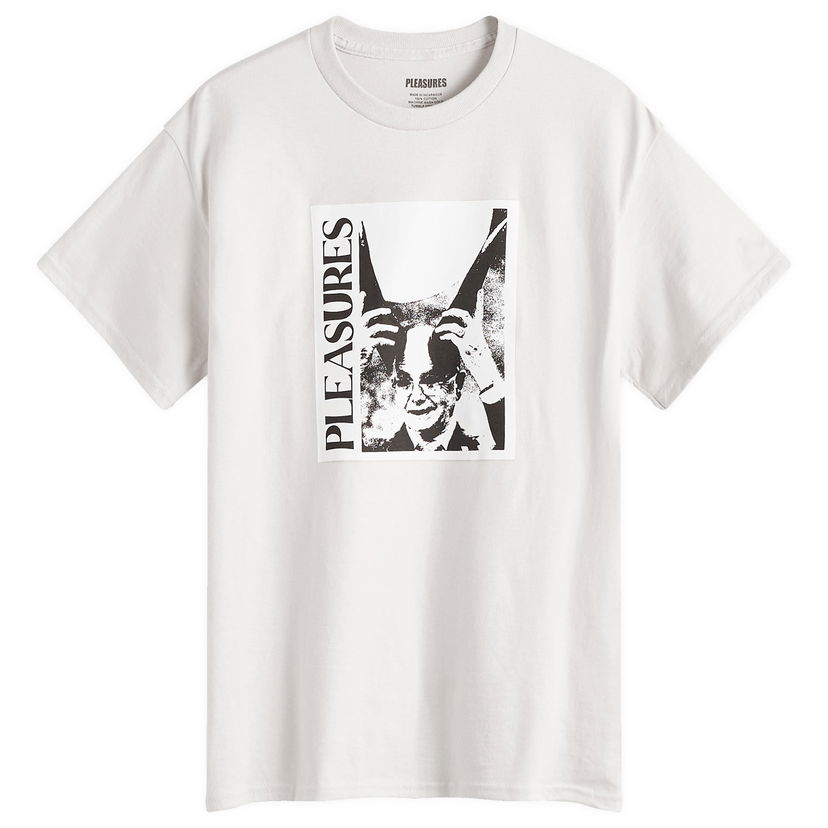 Majica Pleasures Graphic Print Cotton T-Shirt Bela | P24W041-GREY