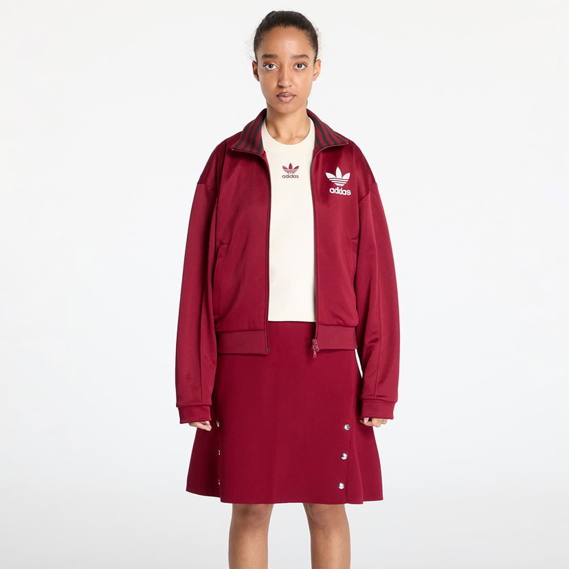 Pulover adidas Originals Wales Bonner x Track Top Core Burgundy Rdeča | JJ2933