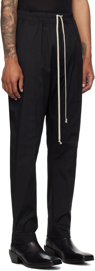Hlače Rick Owens Rick Owens Concordians Drawstring Trousers Črna | RU02E1380 TE, 1