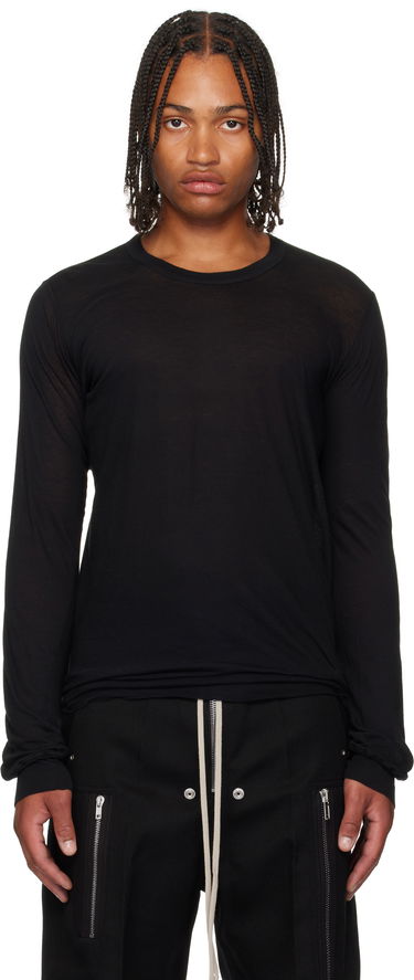 Majica Rick Owens Rick Owens Concordians Basic Long Sleeve T-Shirt Črna | RU02E1252 UC, 0