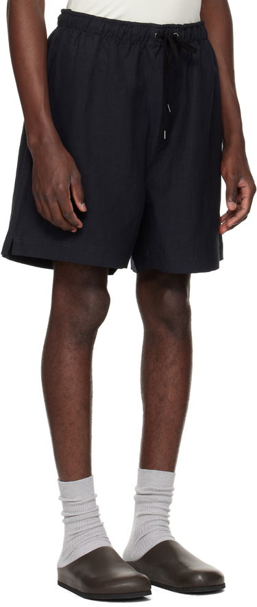 Kratke hlače Studio Nicholson Starboard Drawstring Shorts Bela | STARBOARD SNM - 1369, 4