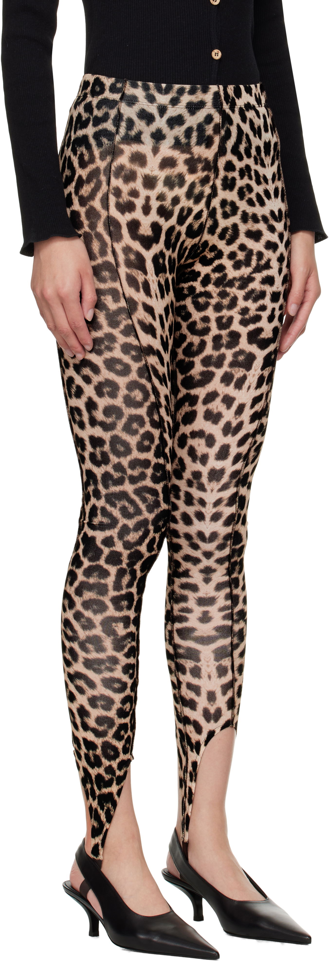 Pajkice Baserange Baserange Sync Stirrup Leggings Rjava | PASL-CI-AU25, 1