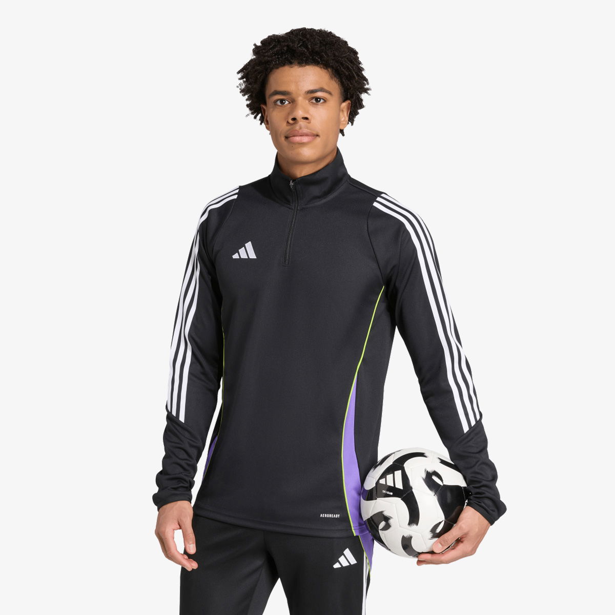 Pulover adidas Performance Tiro 24 Training 1/4 Zip Top Črna | JW4375, 1