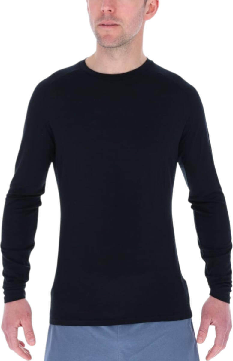 Majica inov-8 Inov-8 Merino LS T-Shirt Črna | 001170-bk-001