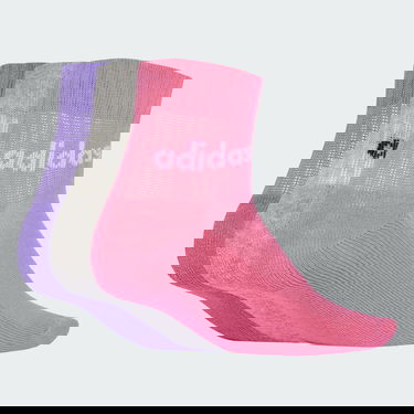 Nogavice adidas Performance Linear Ankle Quarter Socks - 3 Pairs Roza | JF8541, 0