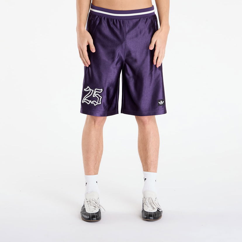 Kratke hlače adidas Originals Number Graphic Shorts L Lila | JY2768
