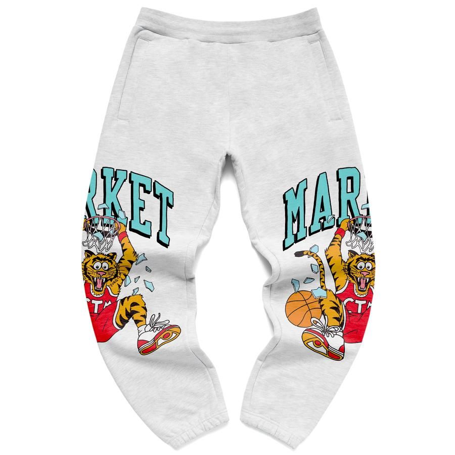 Trenirka MARKET Dunking Cat Sweatpants Siva | 395000237/0016, 0
