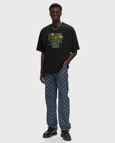 Majica DAILY PAPER EVOLUTION OVERSIZED SS TEE Črna | 2421081, 1