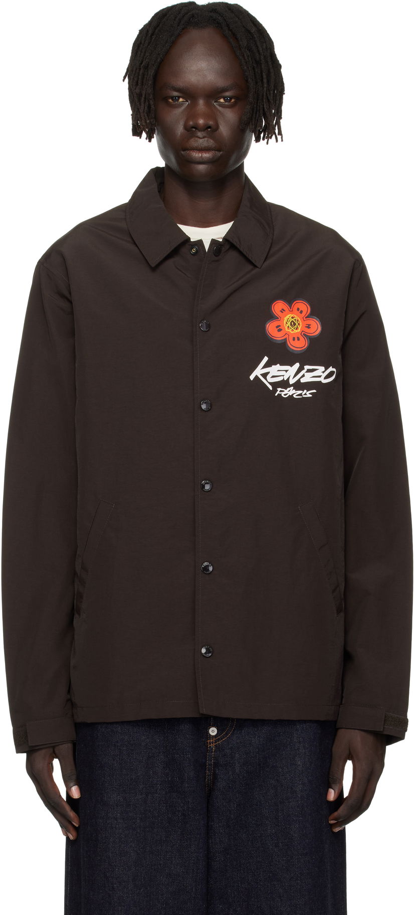 Jakna KENZO Kenzo Paris Futura 2000 Edition Coach Jacket Rjava | FF65BL0619NT