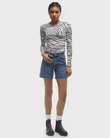 Majica envii Long Sleeve Zebra Print T-Shirt Bela | E23200045-CLR002104, 2