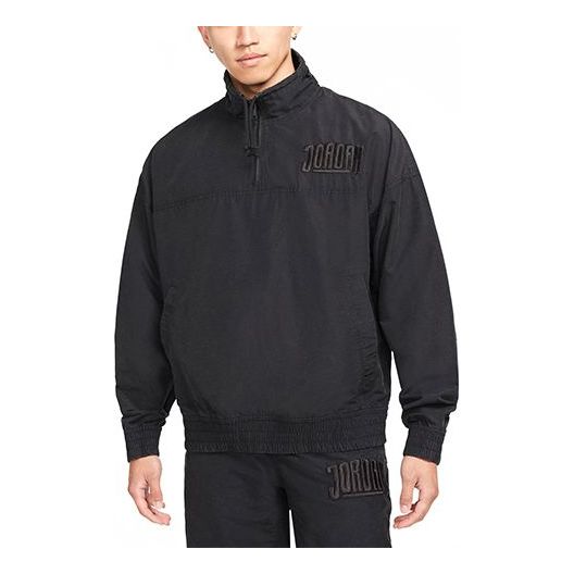 Vetrovka Jordan Jordan Sport DNA Half-Zip Anorak Črna | DA7166-010