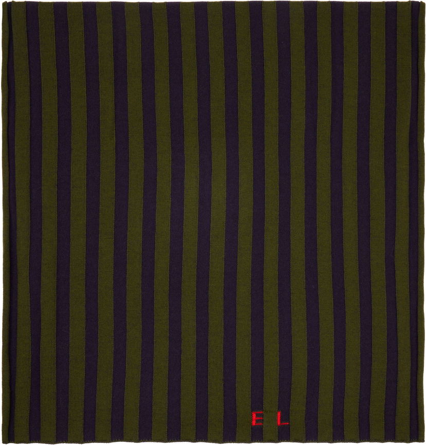 Šala Eckhaus Latta Eckhaus Latta Keyboard Striped Knit Scarf Lila | 8256-EL-PF25-M -
